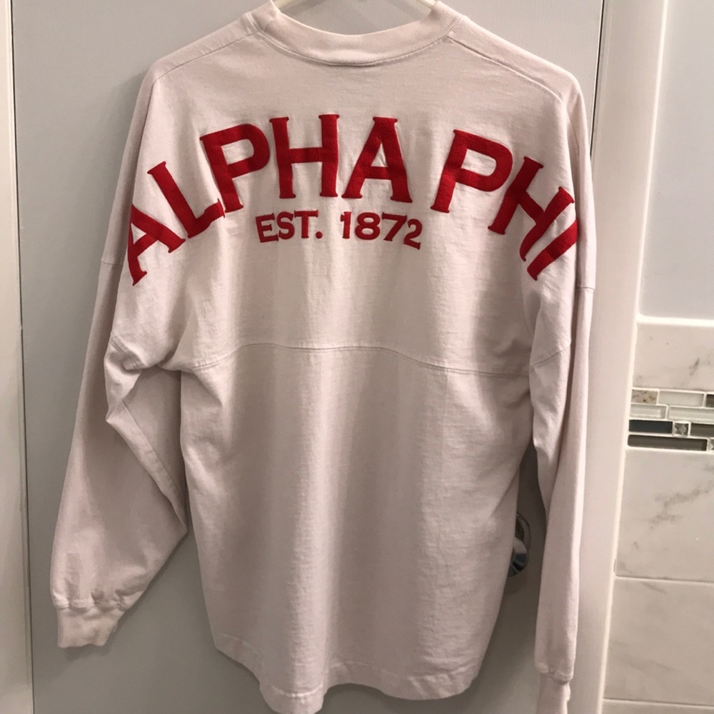 ALPHA PHI spirit jersey long sleeve